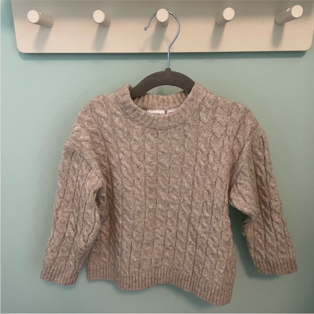 ZARA CABLE KNIT SWEATER